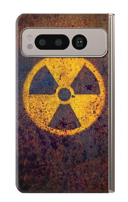 W3892 Nuclear Hazard Hard Case and Leather Flip Case For Google Pixel Fold