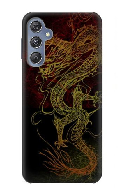 W0354 Chinese Dragon Hard Case and Leather Flip Case For Samsung Galaxy M34 5G