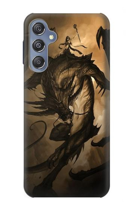 W0388 Dragon Rider Hard Case and Leather Flip Case For Samsung Galaxy M34 5G