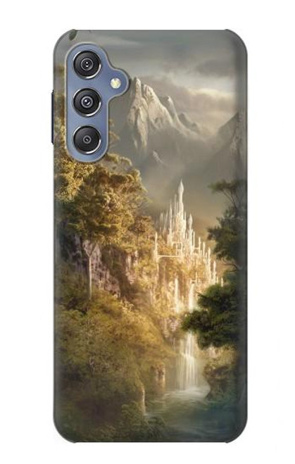 W0408 Fantasy Art Hard Case and Leather Flip Case For Samsung Galaxy M34 5G