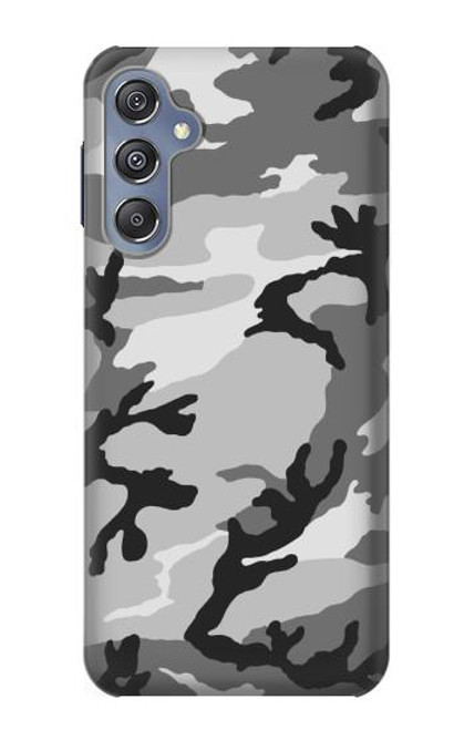 W1721 Snow Camouflage Graphic Printed Hard Case and Leather Flip Case For Samsung Galaxy M34 5G