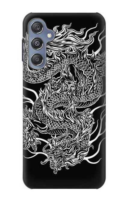 W1943 Dragon Tattoo Hard Case and Leather Flip Case For Samsung Galaxy M34 5G