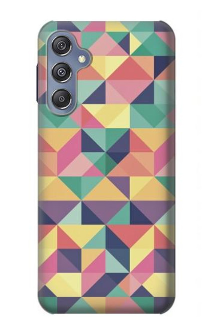 W2379 Variation Pattern Hard Case and Leather Flip Case For Samsung Galaxy M34 5G