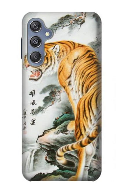 W2750 Oriental Chinese Tiger Painting Hard Case and Leather Flip Case For Samsung Galaxy M34 5G