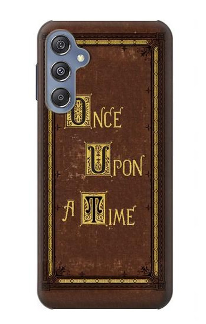 W2824 Once Upon a Time Book Cover Hard Case and Leather Flip Case For Samsung Galaxy M34 5G