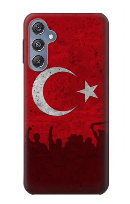 W2991 Turkey Football Soccer Hard Case and Leather Flip Case For Samsung Galaxy M34 5G