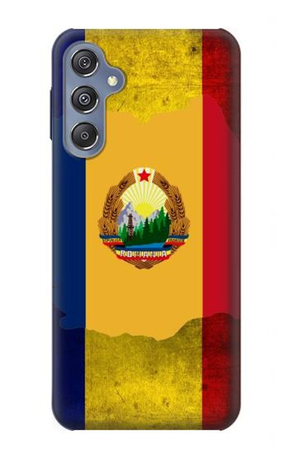 W3021 Romania Flag Hard Case and Leather Flip Case For Samsung Galaxy M34 5G