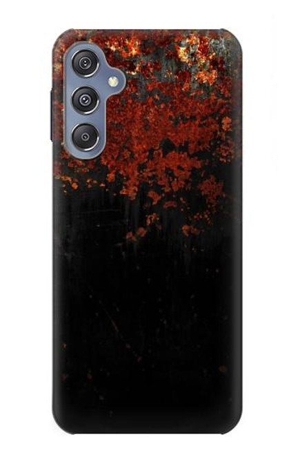 W3071 Rusted Metal Texture Graphic Hard Case and Leather Flip Case For Samsung Galaxy M34 5G