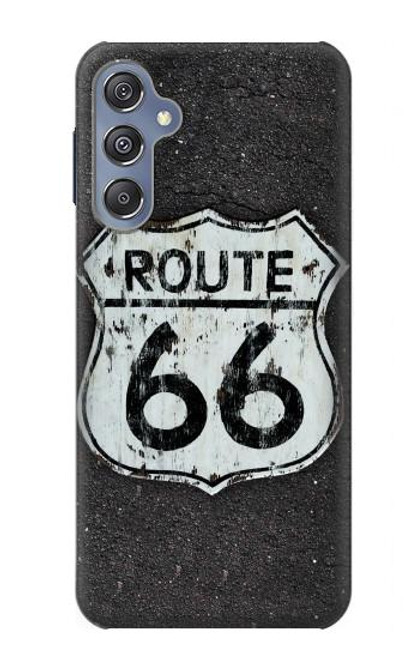 W3207 Route 66 Sign Hard Case and Leather Flip Case For Samsung Galaxy M34 5G