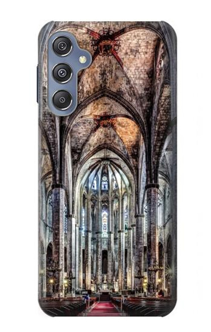 W3210 Santa Maria Del Mar Cathedral Hard Case and Leather Flip Case For Samsung Galaxy M34 5G