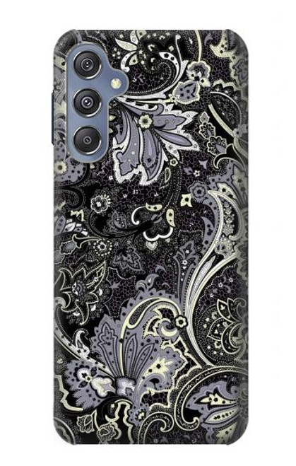 W3251 Batik Flower Pattern Hard Case and Leather Flip Case For Samsung Galaxy M34 5G