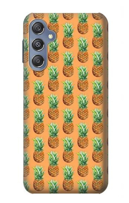 W3258 Pineapple Pattern Hard Case and Leather Flip Case For Samsung Galaxy M34 5G