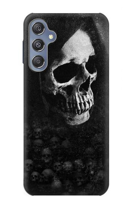 W3333 Death Skull Grim Reaper Hard Case and Leather Flip Case For Samsung Galaxy M34 5G