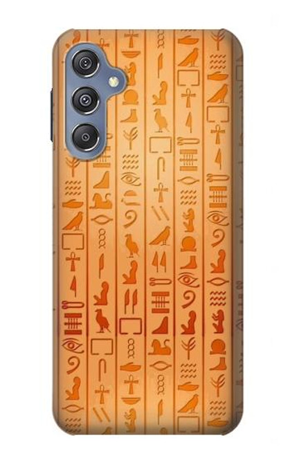 W3440 Egyptian Hieroglyphs Hard Case and Leather Flip Case For Samsung Galaxy M34 5G