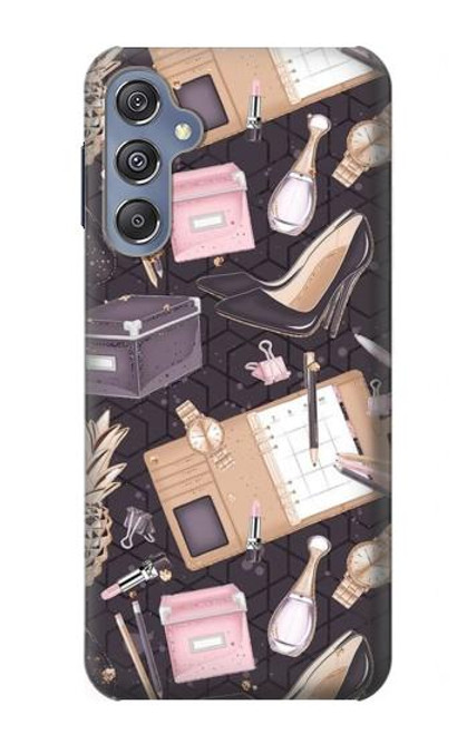 W3448 Fashion Hard Case and Leather Flip Case For Samsung Galaxy M34 5G