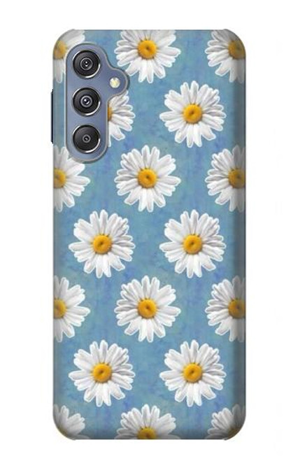 W3454 Floral Daisy Hard Case and Leather Flip Case For Samsung Galaxy M34 5G