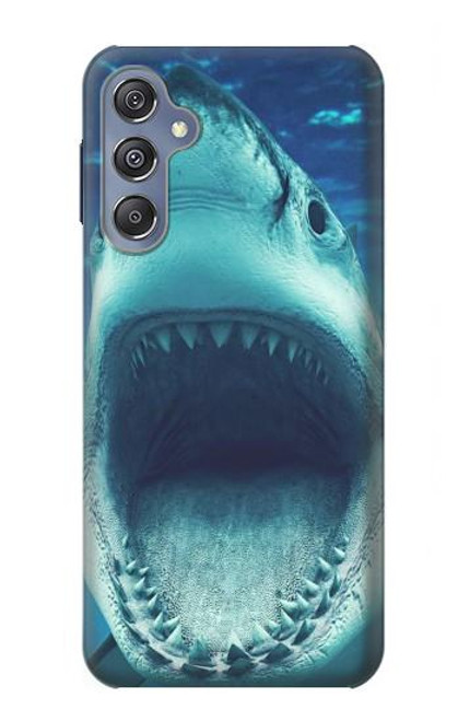 W3548 Tiger Shark Hard Case and Leather Flip Case For Samsung Galaxy M34 5G