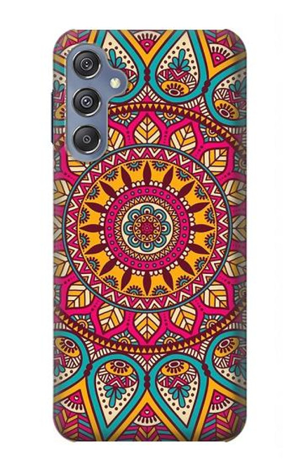 W3694 Hippie Art Pattern Hard Case and Leather Flip Case For Samsung Galaxy M34 5G