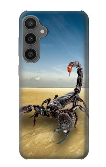 W0150 Desert Scorpion Hard Case and Leather Flip Case For Samsung Galaxy S23 FE