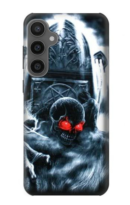 W0297 Zombie Dead Man Hard Case and Leather Flip Case For Samsung Galaxy S23 FE