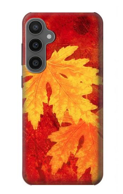 W0479 Maple Leaf Hard Case and Leather Flip Case For Samsung Galaxy S23 FE