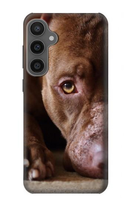 W0519 PitBull Face Hard Case and Leather Flip Case For Samsung Galaxy S23 FE