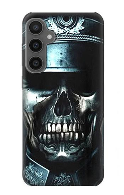 W0754 Skull Soldier Zombie Hard Case and Leather Flip Case For Samsung Galaxy S23 FE