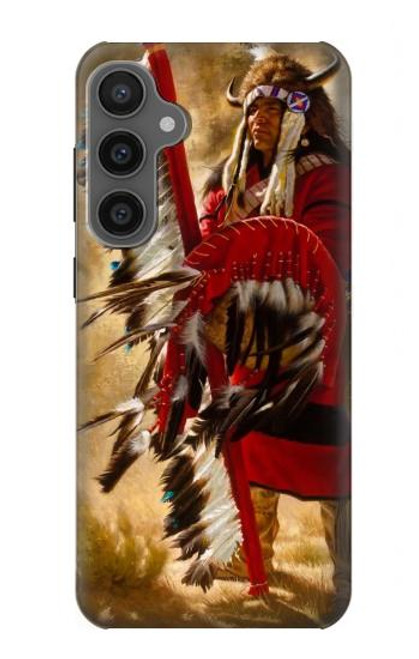 W0817 Red Indian Hard Case and Leather Flip Case For Samsung Galaxy S23 FE