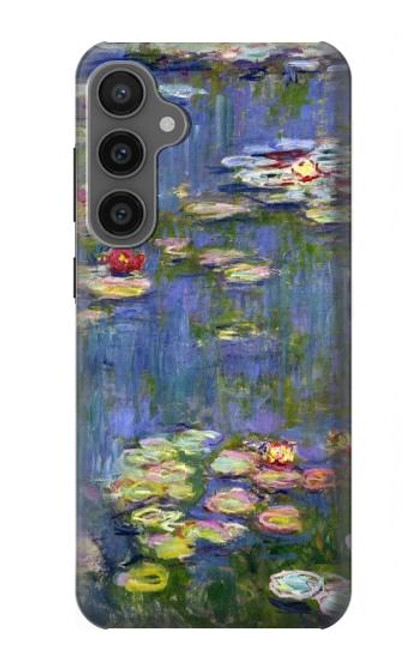 W0997 Claude Monet Water Lilies Hard Case and Leather Flip Case For Samsung Galaxy S23 FE