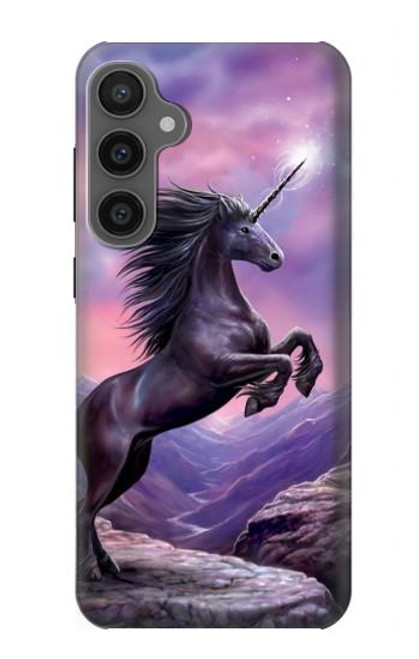 W1461 Unicorn Fantasy Horse Hard Case and Leather Flip Case For Samsung Galaxy S23 FE