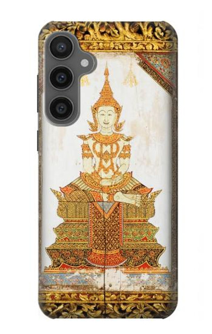 W1511 Thai Emerald Art Hard Case and Leather Flip Case For Samsung Galaxy S23 FE