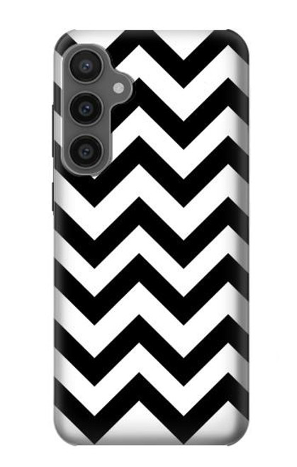 W1613 Chevron Zigzag Hard Case and Leather Flip Case For Samsung Galaxy S23 FE