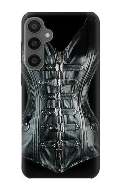 W1639 Gothic Corset Black Hard Case and Leather Flip Case For Samsung Galaxy S23 FE