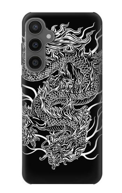 W1943 Dragon Tattoo Hard Case and Leather Flip Case For Samsung Galaxy S23 FE