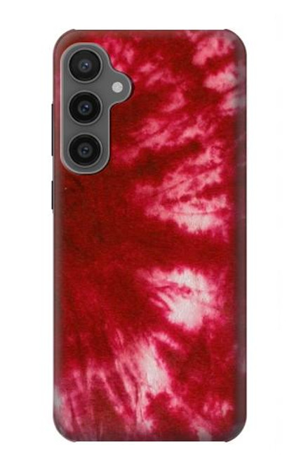 W2480 Tie Dye Red Hard Case and Leather Flip Case For Samsung Galaxy S23 FE