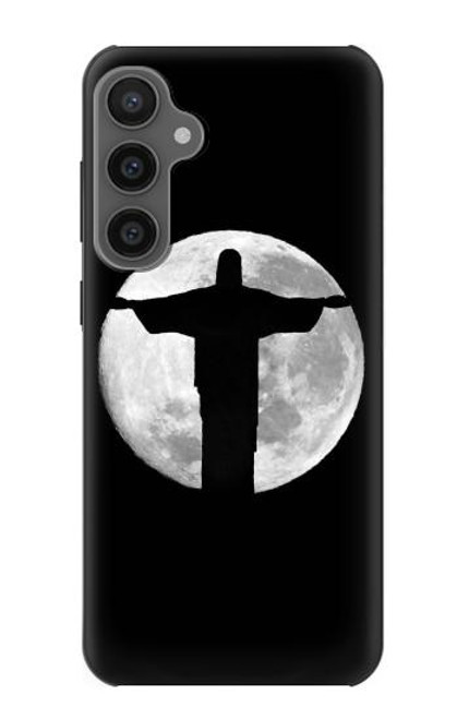 W2511 Jesus Statue Christ Rio de Janeiro Hard Case and Leather Flip Case For Samsung Galaxy S23 FE