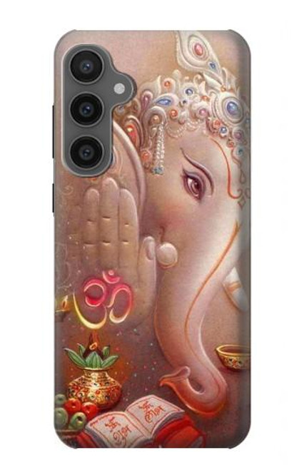 W2678 Hindu God Ganesha Lord of Success Hard Case and Leather Flip Case For Samsung Galaxy S23 FE