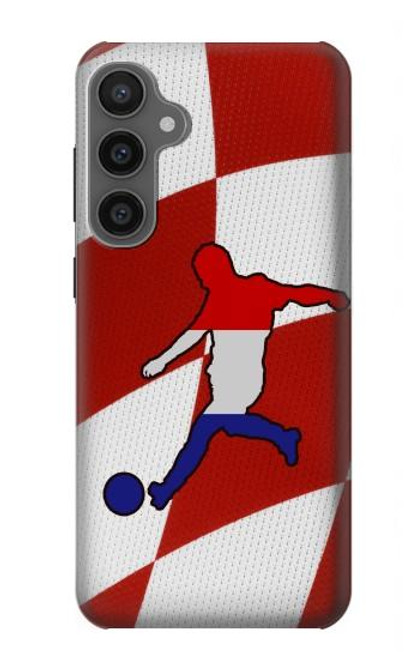 W2993 Croatia Football Soccer Hard Case and Leather Flip Case For Samsung Galaxy S23 FE