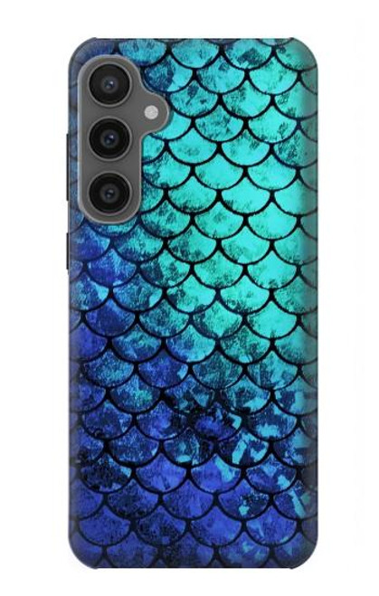 W3047 Green Mermaid Fish Scale Hard Case and Leather Flip Case For Samsung Galaxy S23 FE