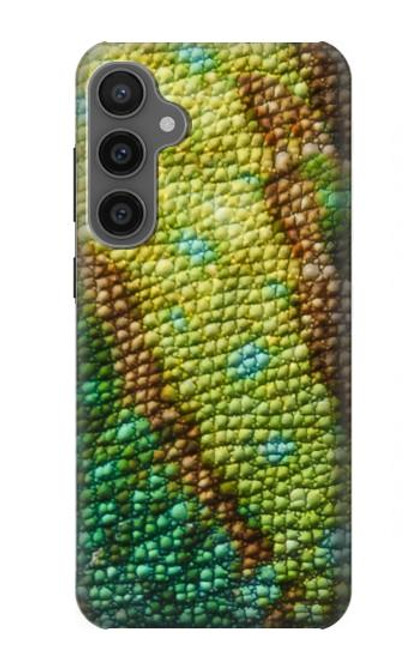 W3057 Lizard Skin Graphic Printed Hard Case and Leather Flip Case For Samsung Galaxy S23 FE