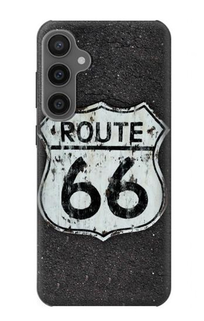 W3207 Route 66 Sign Hard Case and Leather Flip Case For Samsung Galaxy S23 FE