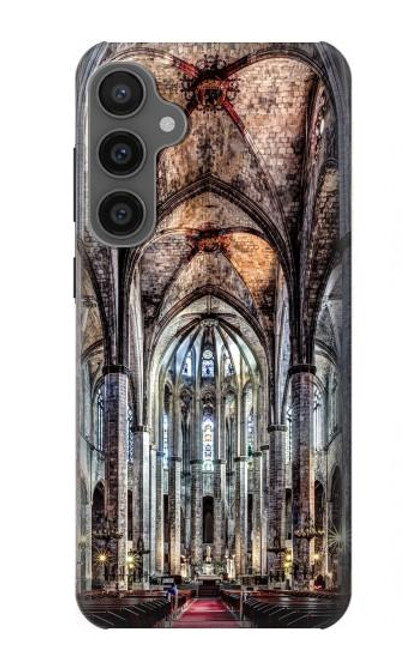 W3210 Santa Maria Del Mar Cathedral Hard Case and Leather Flip Case For Samsung Galaxy S23 FE