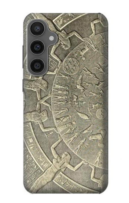 W3396 Dendera Zodiac Ancient Egypt Hard Case and Leather Flip Case For Samsung Galaxy S23 FE