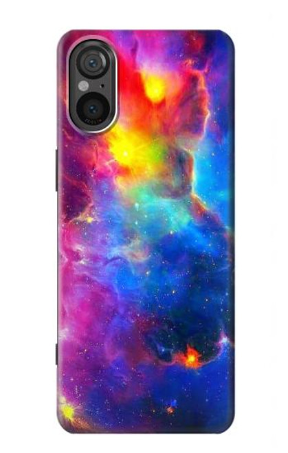 W3371 Nebula Sky Hard Case and Leather Flip Case For Sony Xperia 5 V