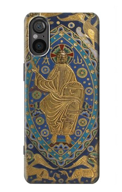 W3620 Book Cover Christ Majesty Hard Case and Leather Flip Case For Sony Xperia 5 V