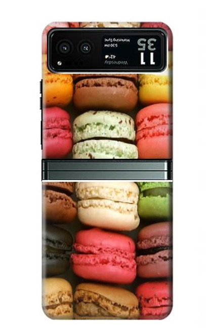 W0080 Macarons Hard Case and Leather Flip Case For Motorola Razr 40