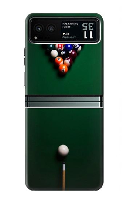 W2239 Billiard Pool Hard Case and Leather Flip Case For Motorola Razr 40