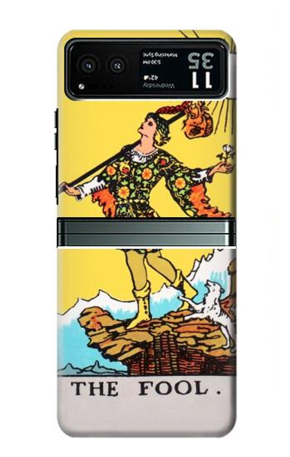 W2810 Tarot Card The Fool Hard Case and Leather Flip Case For Motorola Razr 40