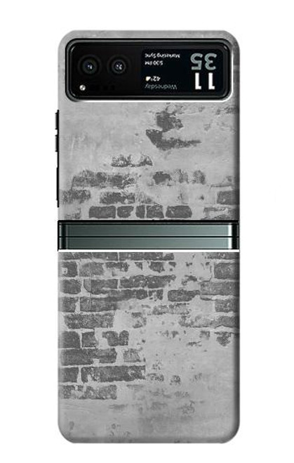 W3093 Old Brick Wall Hard Case and Leather Flip Case For Motorola Razr 40