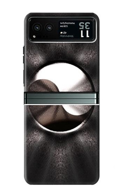 W3241 Yin Yang Symbol Hard Case and Leather Flip Case For Motorola Razr 40